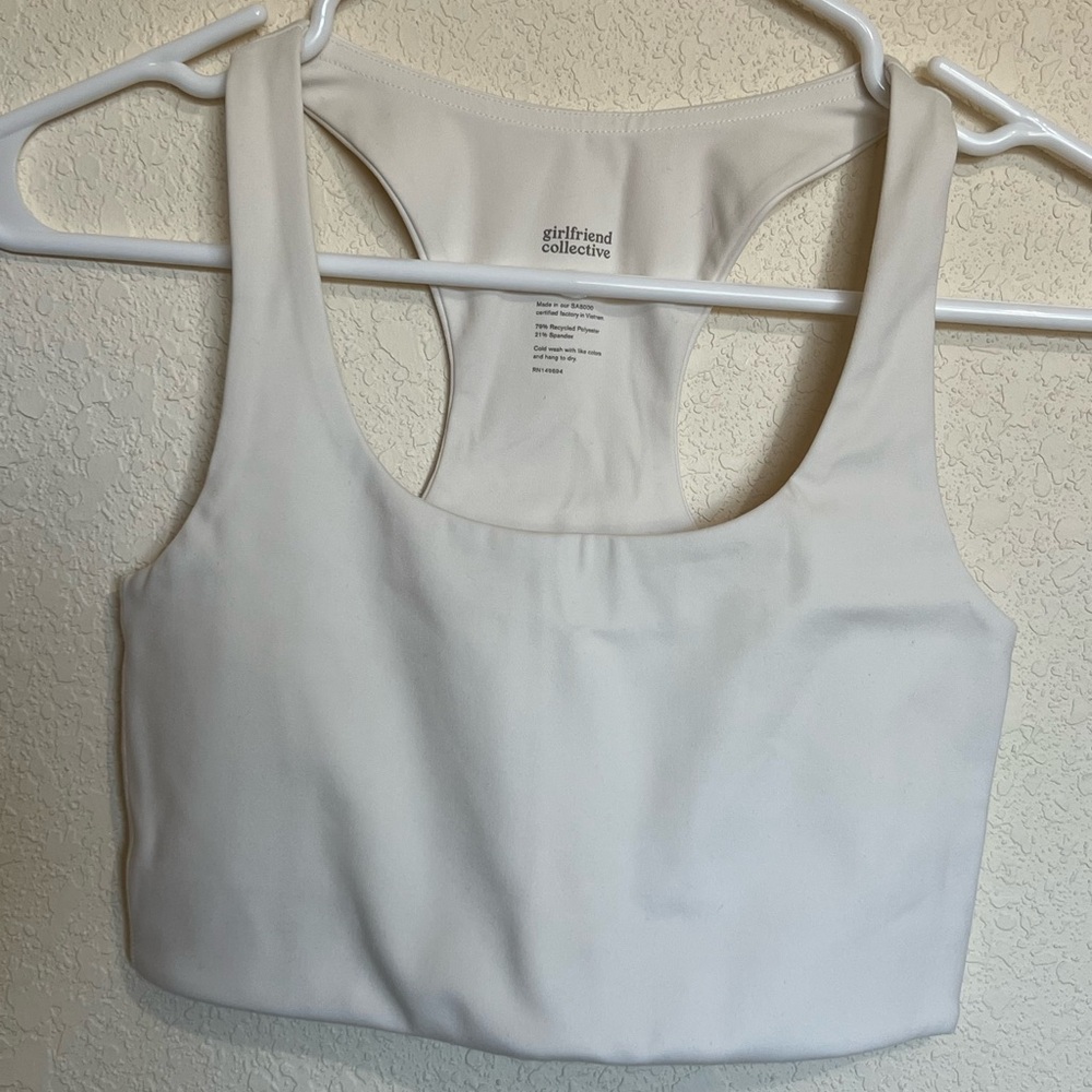 Girlfriend Collective Paloma bra XS ivory